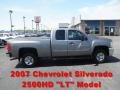 Graystone Metallic 2007 Chevrolet Silverado 2500HD LT Extended Cab