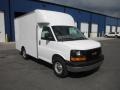 Front 3/4 View of 2012 Savana Cutaway 3500 Commercial Moving Truck