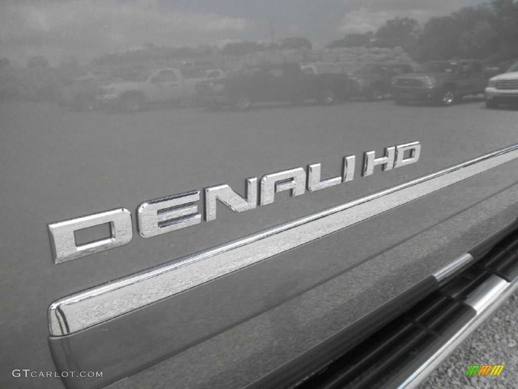 2012 Sierra 3500HD Denali Crew Cab 4x4 Dually - Steel Gray Metallic / Ebony photo #6