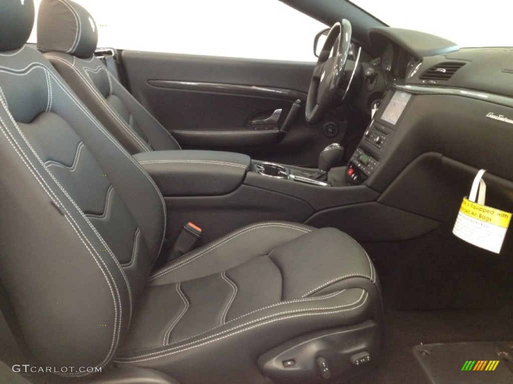 Nero Interior 2012 Maserati GranTurismo Convertible GranCabrio Sport Photo #64122022