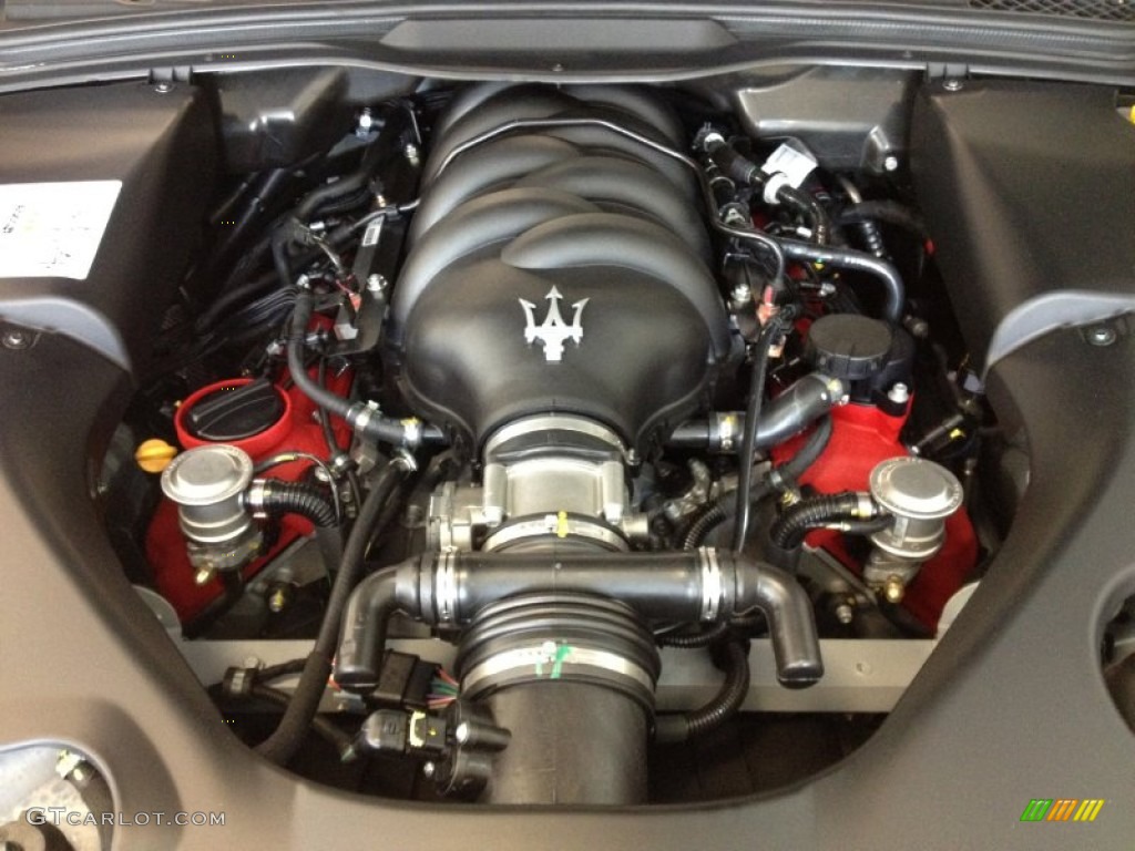 2012 Maserati GranTurismo S Automatic 4.7 Liter DOHC 32-Valve VVT V8 Engine Photo #64122279