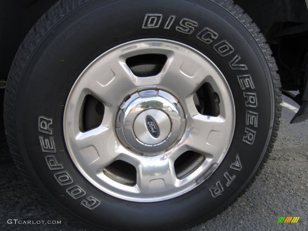 2004 F150 XLT SuperCrew 4x4 - Oxford White / Tan photo #28