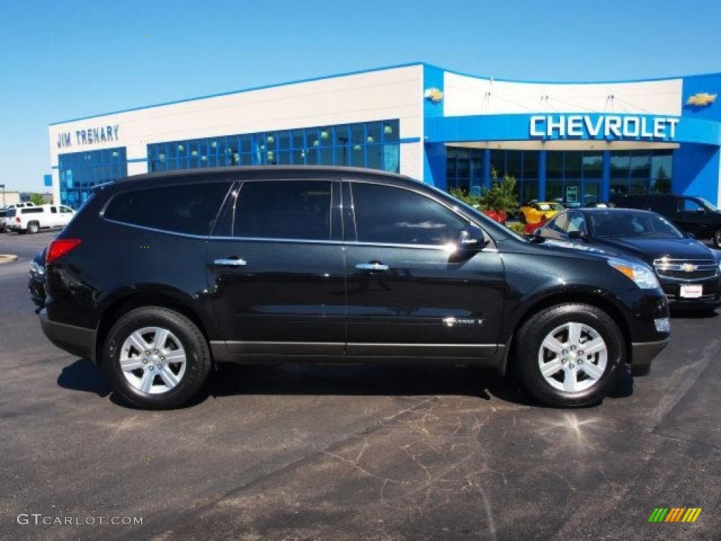 2009 Traverse LT - Black Granite Metallic / Ebony photo #1