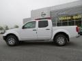 2012 Avalanche White Nissan Frontier S Crew Cab 4x4  photo #2