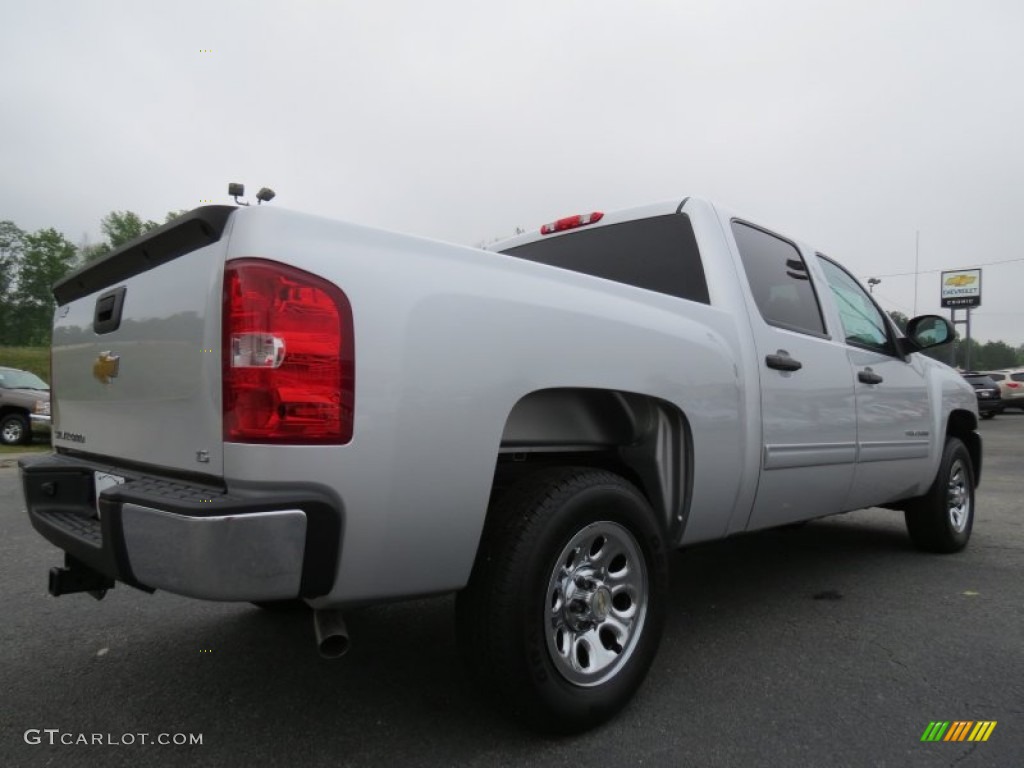 2012 Silverado 1500 LS Crew Cab - Silver Ice Metallic / Dark Titanium photo #7