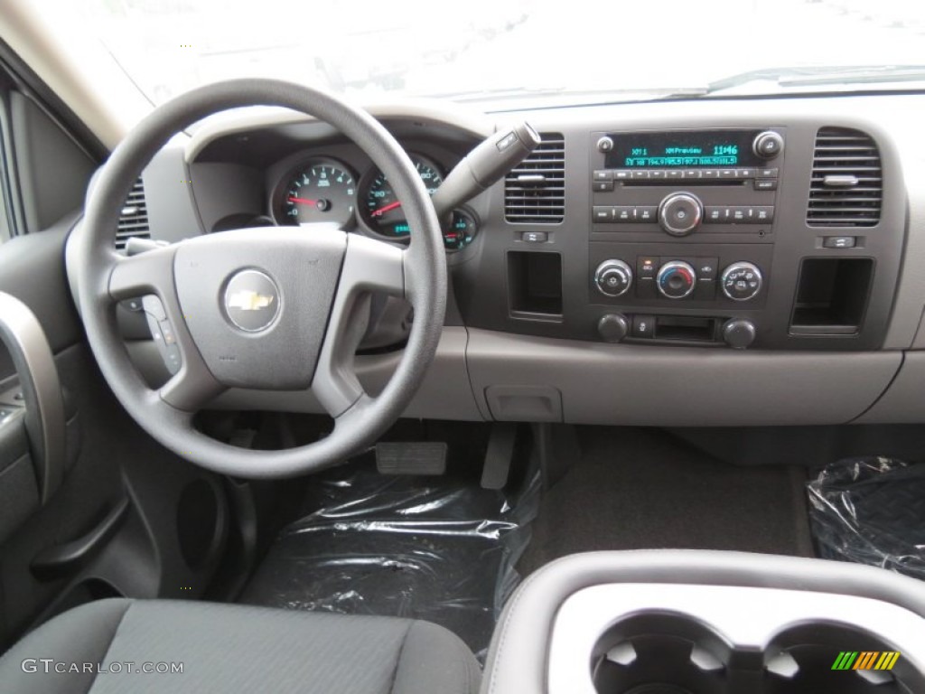 2012 Silverado 1500 LS Crew Cab - Silver Ice Metallic / Dark Titanium photo #13