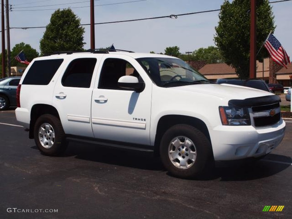 2011 Tahoe LT 4x4 - Summit White / Ebony photo #2