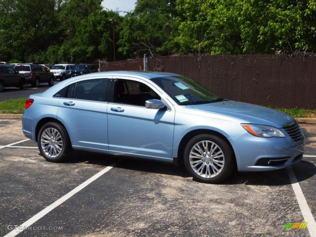 2012 200 Limited Sedan - Crystal Blue Pearl Coat / Black photo #2