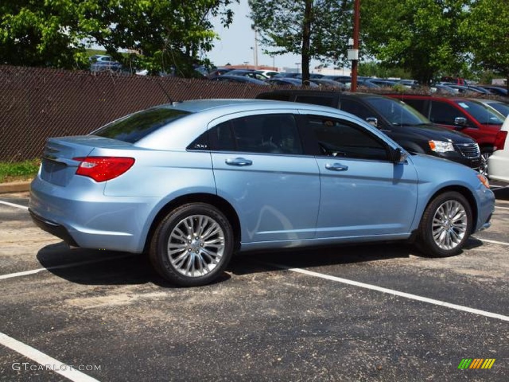 2012 200 Limited Sedan - Crystal Blue Pearl Coat / Black photo #3