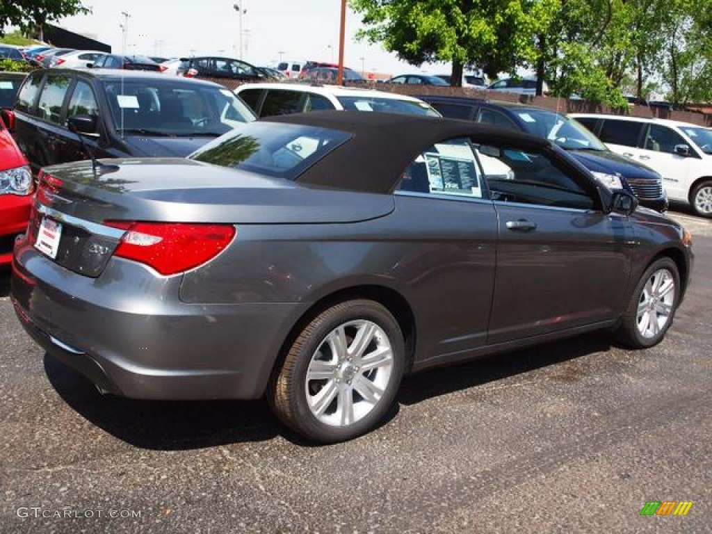 2012 Tungsten Metallic Chrysler 200 Touring Convertible