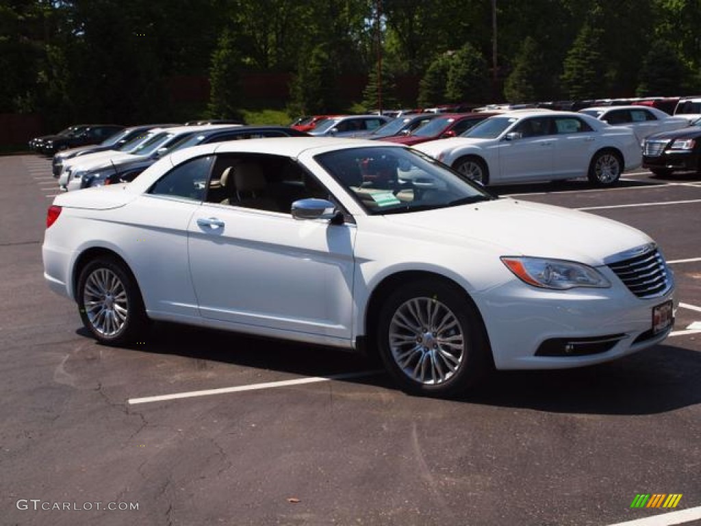 2012 200 Limited Hard Top Convertible - Bright White / Black/Light Frost photo #2