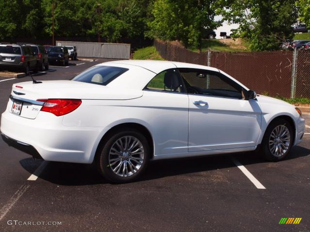 2012 200 Limited Hard Top Convertible - Bright White / Black/Light Frost photo #3