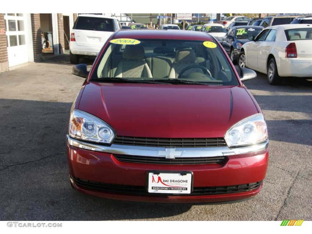 2004 Malibu LS V6 Sedan - Sport Red Metallic / Neutral photo #2