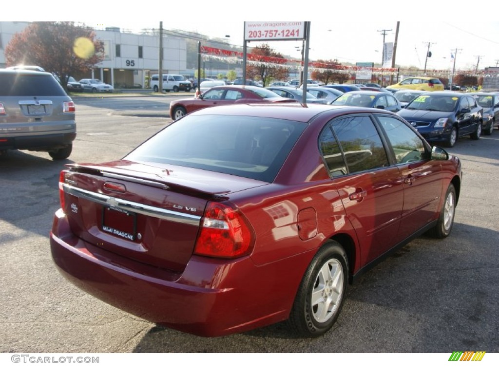 2004 Malibu LS V6 Sedan - Sport Red Metallic / Neutral photo #3