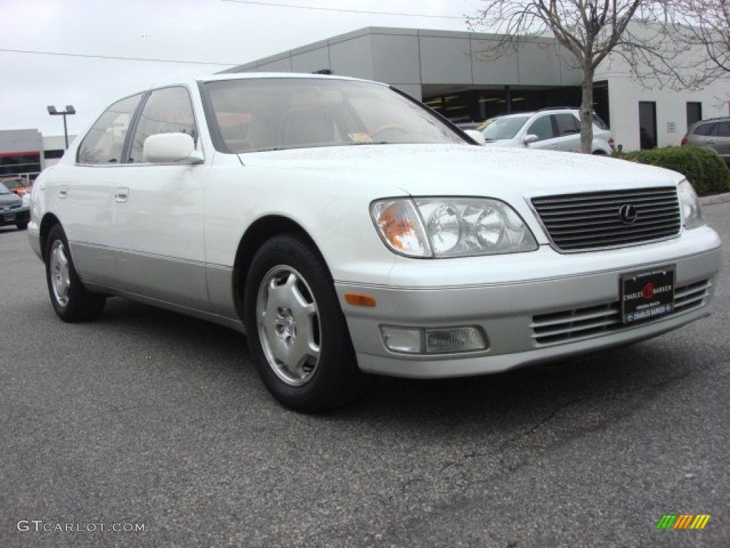 2000 LS 400 Platinum Series - Diamond White Pearl / Ivory photo #1