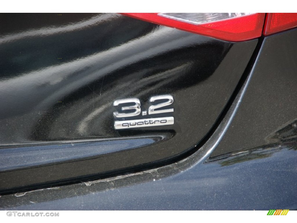 2009 A4 3.2 quattro Sedan - Phantom Black Pearl Effect / Black photo #6