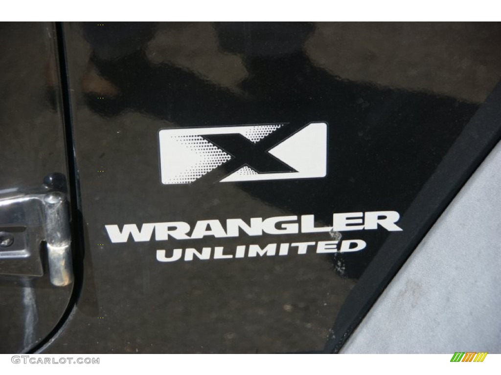 2007 Wrangler Unlimited X 4x4 - Black / Dark Slate Gray/Medium Slate Gray photo #16