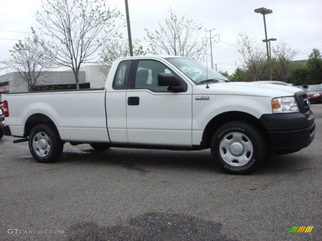 2006 F150 XL Regular Cab - Oxford White / Medium Flint photo #3