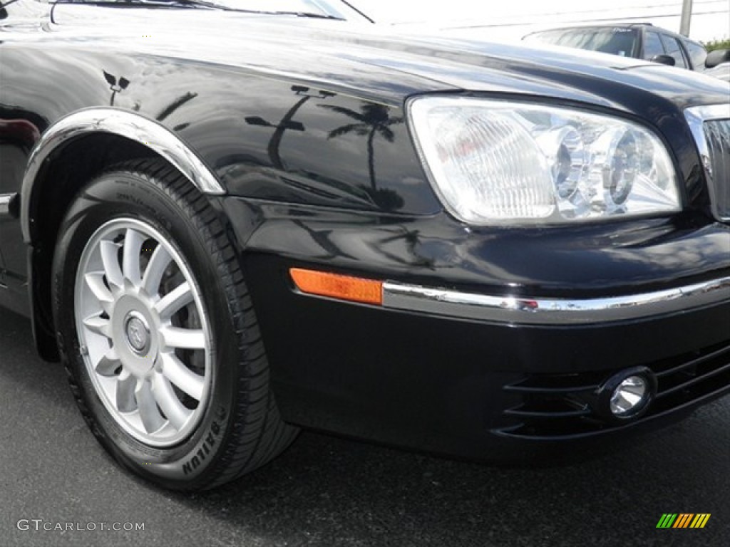 2004 XG350 Sedan - Black Obsidian / Gray photo #2