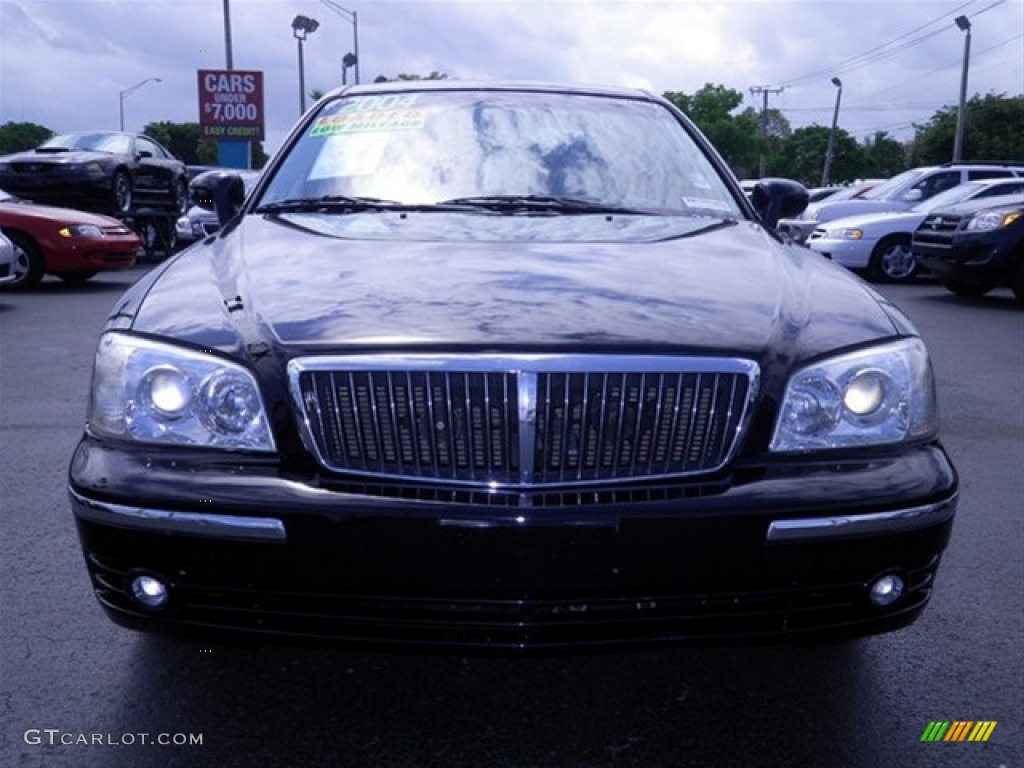 2004 XG350 Sedan - Black Obsidian / Gray photo #3