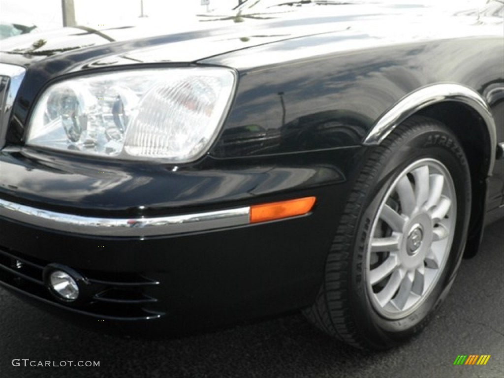 2004 XG350 Sedan - Black Obsidian / Gray photo #4