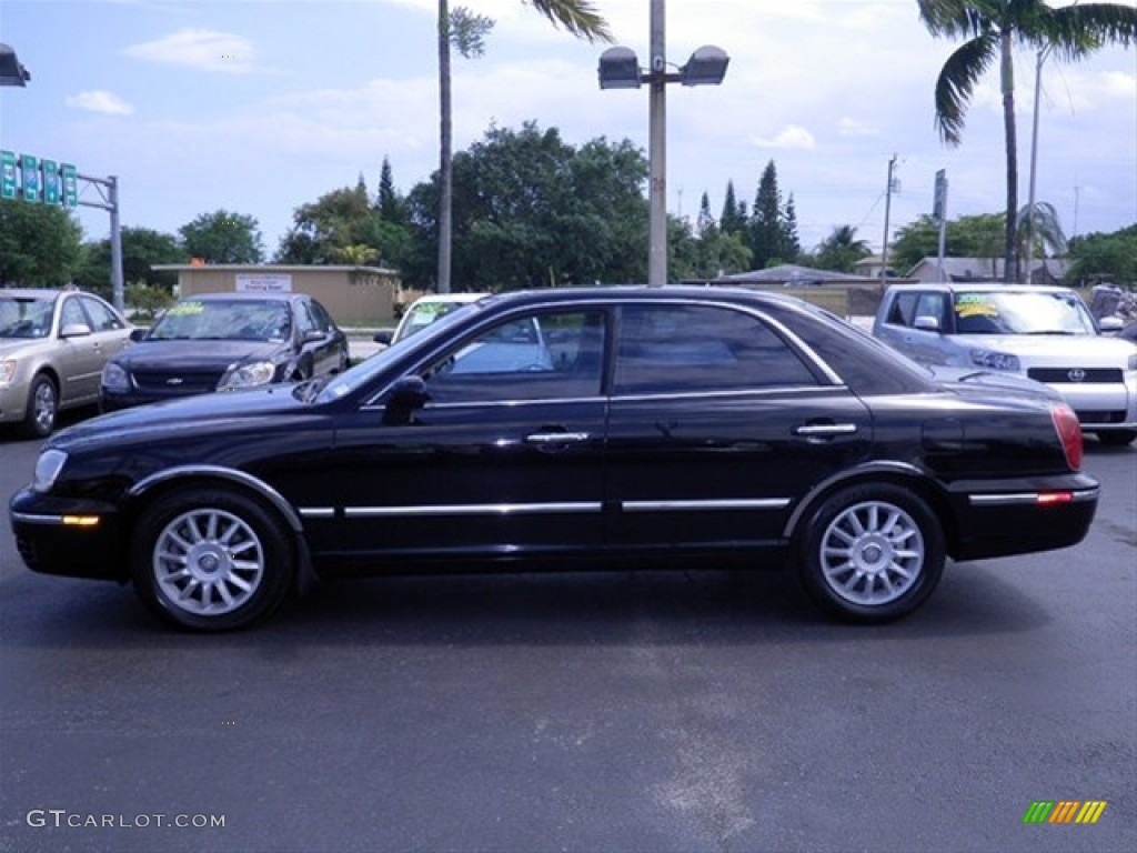 2004 XG350 Sedan - Black Obsidian / Gray photo #6