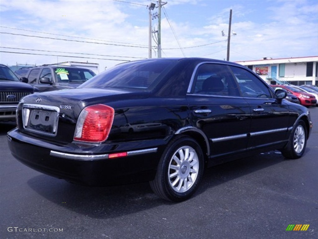 2004 XG350 Sedan - Black Obsidian / Gray photo #11
