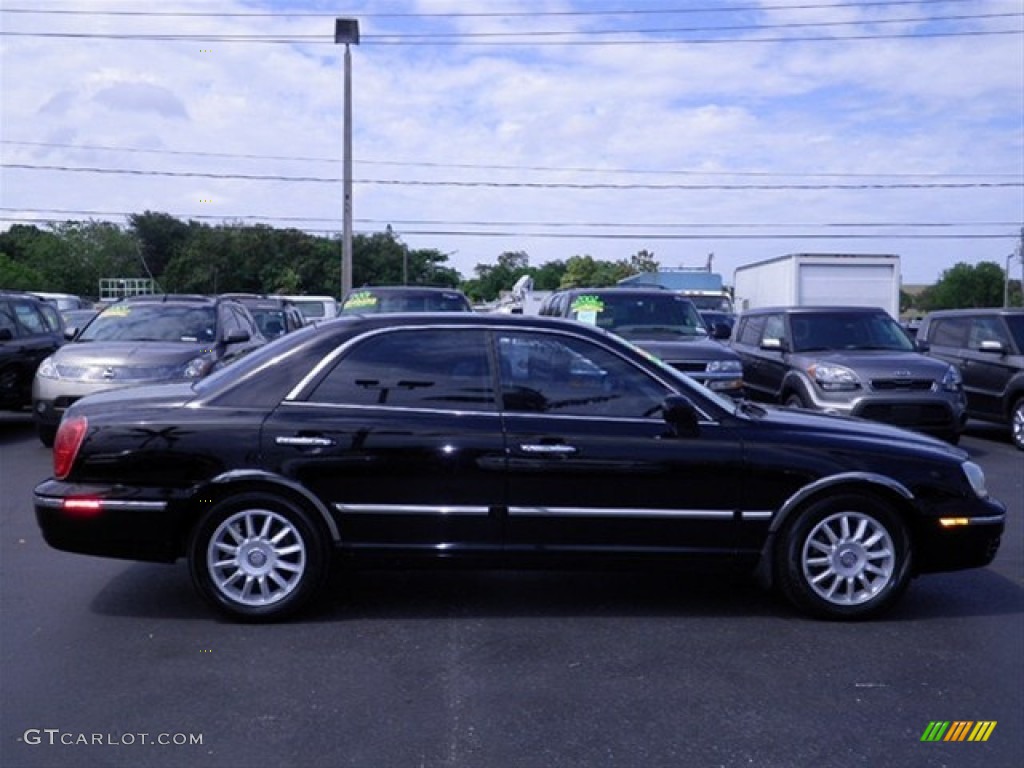 2004 XG350 Sedan - Black Obsidian / Gray photo #12