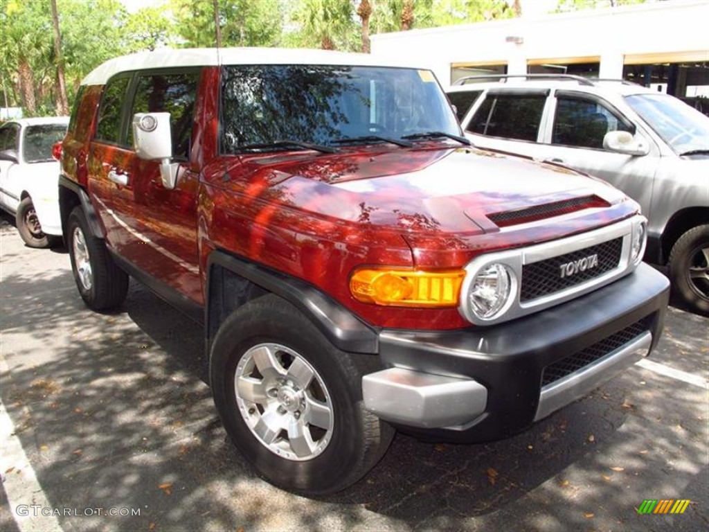 2008 FJ Cruiser  - Brick Red / Dark Charcoal photo #1