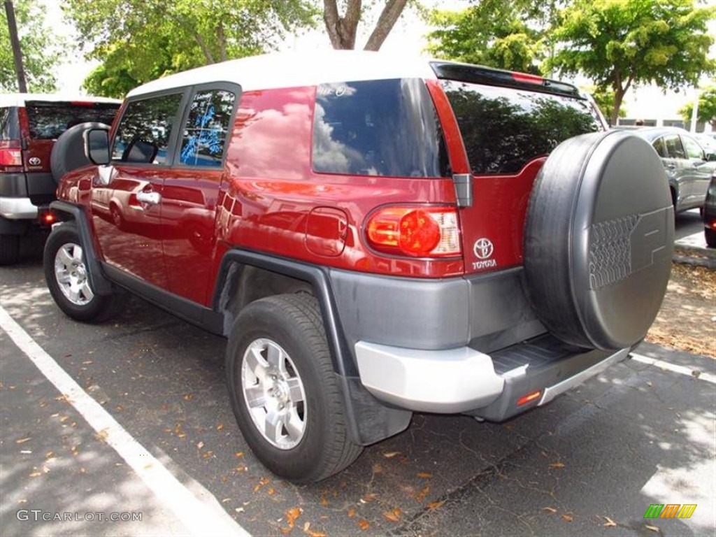 2008 FJ Cruiser  - Brick Red / Dark Charcoal photo #3