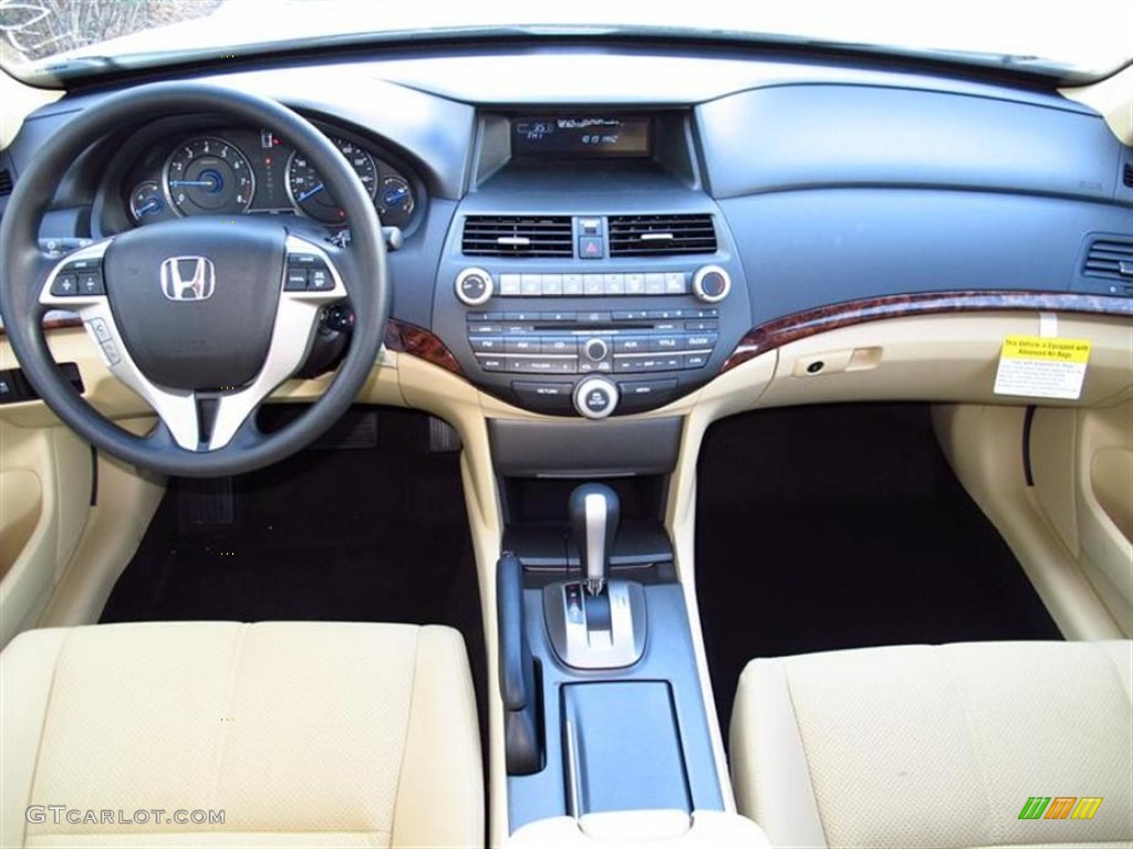 2012 Honda Accord Crosstour EX Ivory Dashboard Photo #64132905