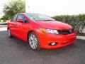 Rallye Red 2012 Honda Civic Si Sedan Exterior