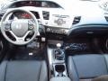 Black 2012 Honda Civic Si Sedan Dashboard