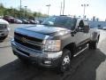 2011 Black Chevrolet Silverado 3500HD LTZ Crew Cab 4x4 Dually  photo #6