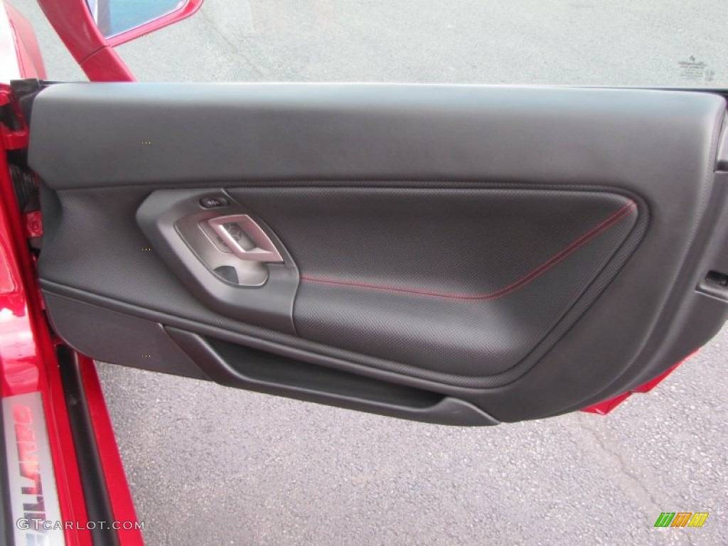 2009 Lamborghini Gallardo LP560-4 Coupe Nero Perseus Door Panel Photo #64134882