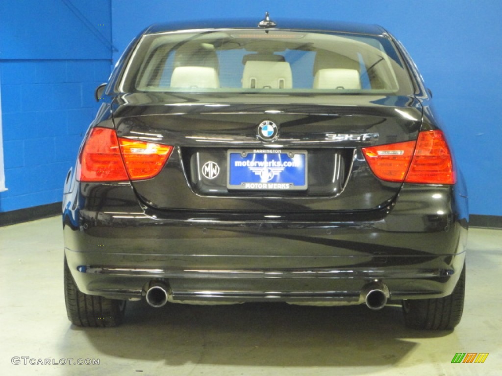 2011 3 Series 335i xDrive Sedan - Black Sapphire Metallic / Oyster/Black Dakota Leather photo #7