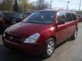 2008 Claret Red Metallic Kia Sedona LX  photo #1