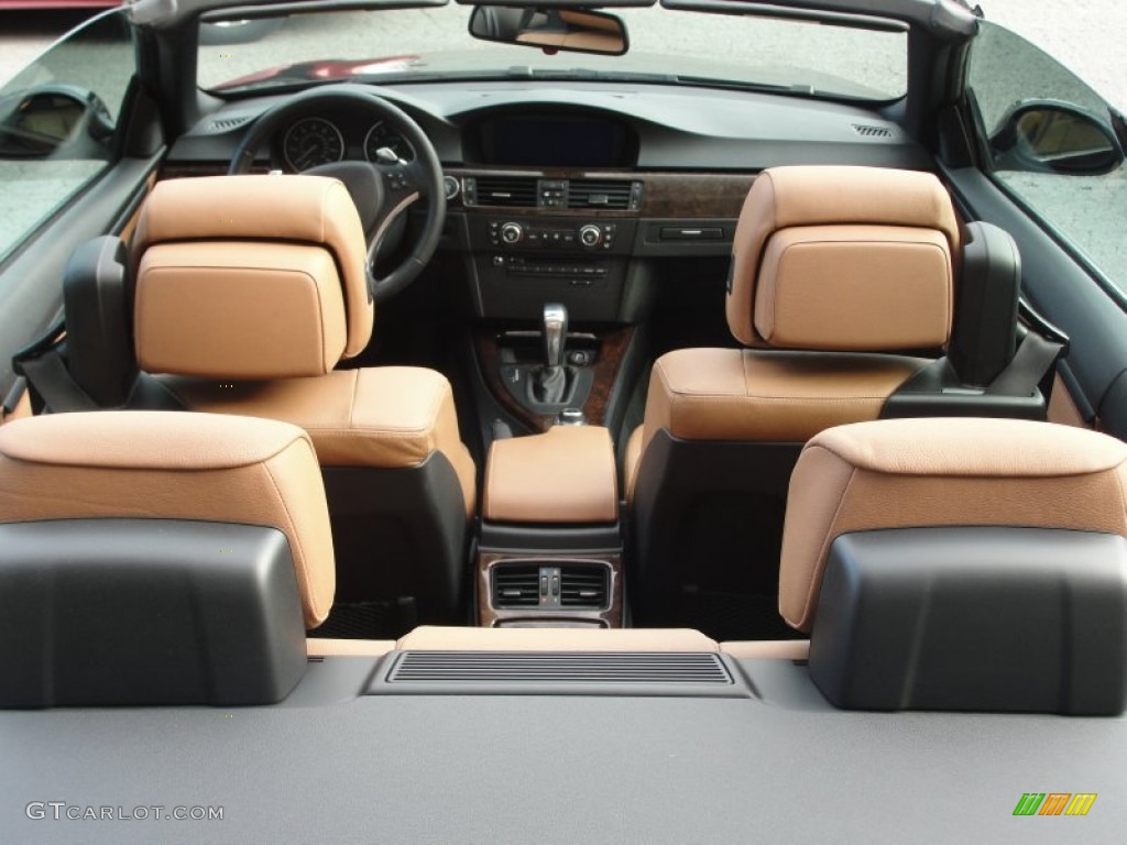 2009 3 Series 335i Convertible - Jet Black / Cream Beige Dakota Leather photo #18