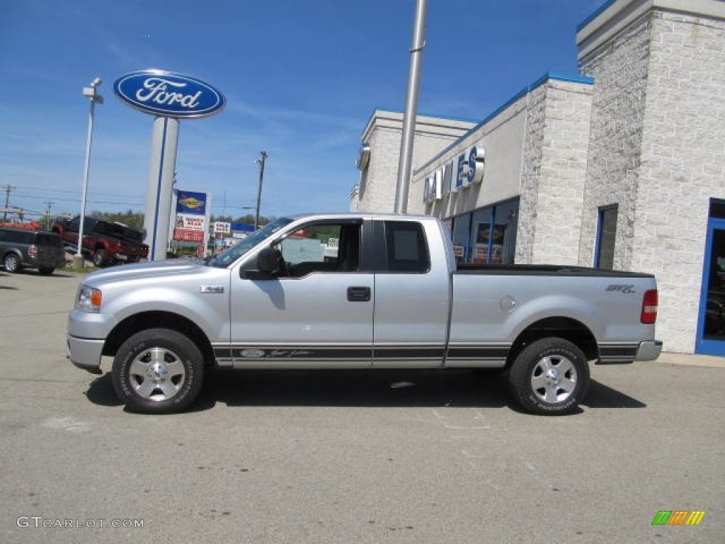 2006 F150 STX SuperCab 4x4 - Silver Metallic / Medium Flint photo #2