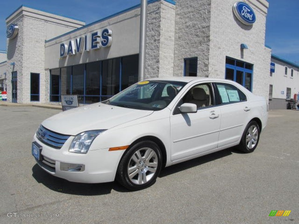 White Suede Ford Fusion