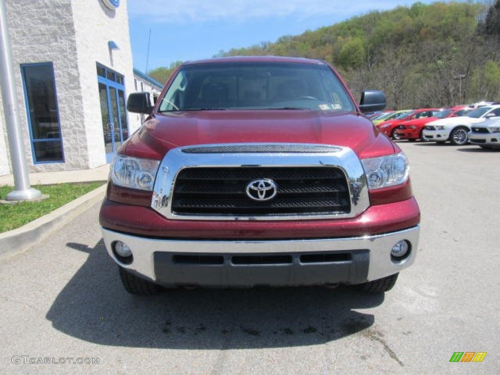 2008 Tundra SR5 TRD Double Cab 4x4 - Salsa Red Pearl / Graphite Gray photo #5