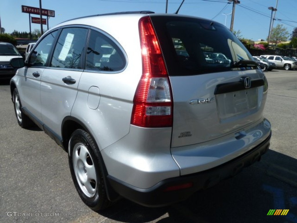 2009 CR-V LX 4WD - Alabaster Silver Metallic / Gray photo #3