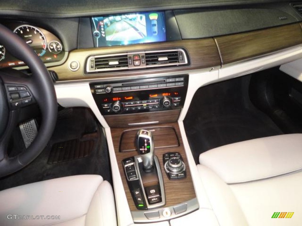 2012 7 Series 750i xDrive Sedan - Dark Graphite Metallic / Oyster/Black photo #17
