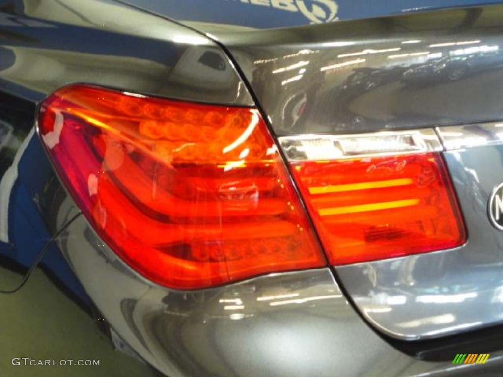2012 7 Series 750i xDrive Sedan - Dark Graphite Metallic / Oyster/Black photo #30