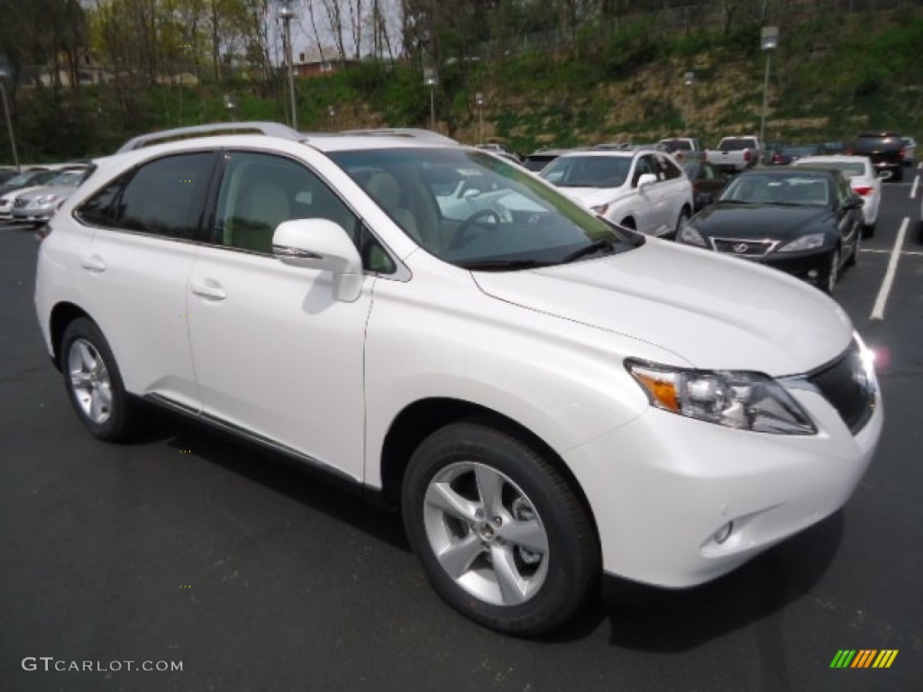 2012 RX 350 AWD - Starfire White Pearl / Parchment photo #6