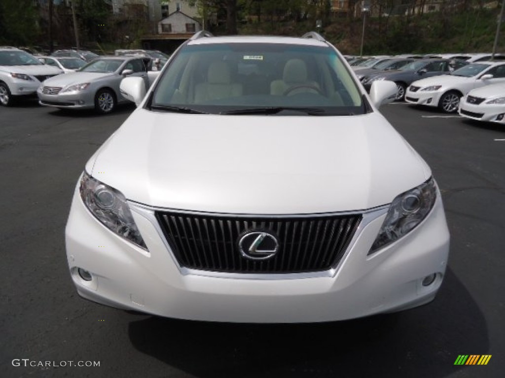 2012 RX 350 AWD - Starfire White Pearl / Parchment photo #7