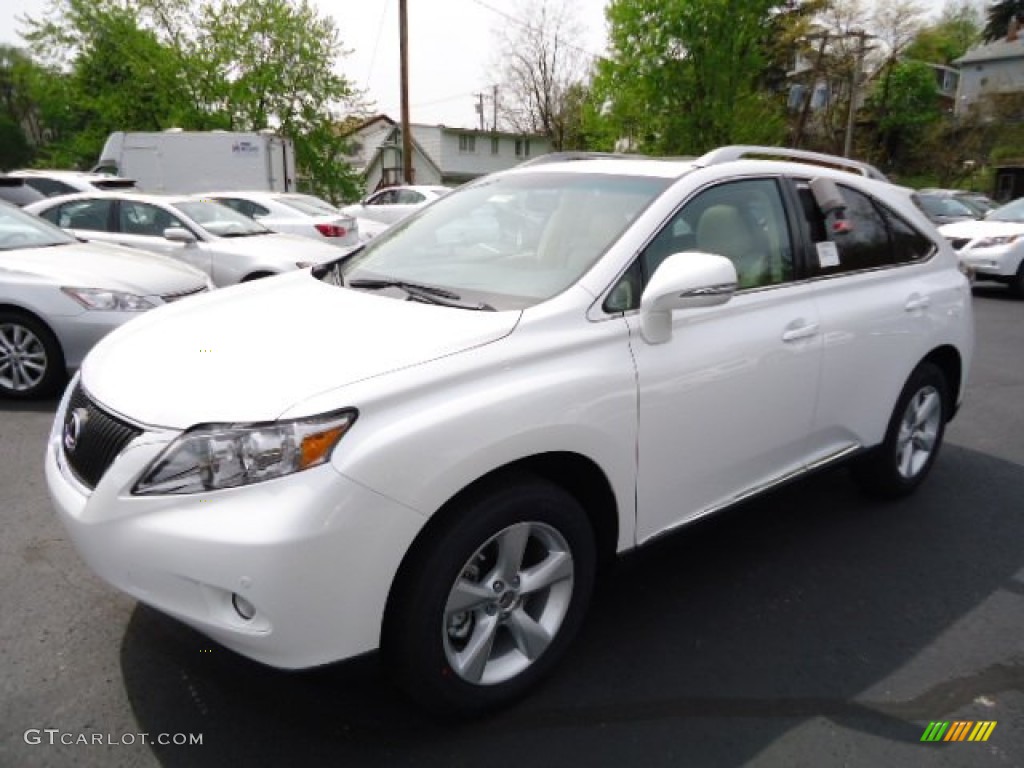 2012 RX 350 AWD - Starfire White Pearl / Parchment photo #8