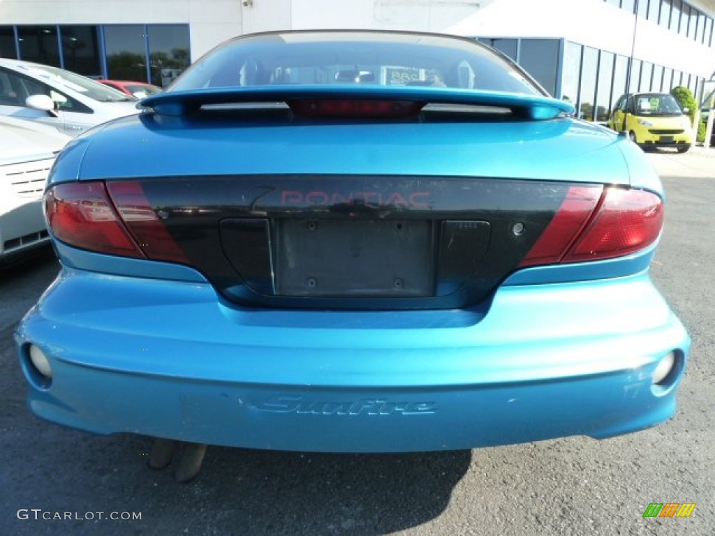 2000 Sunfire SE Coupe - Bright Blue Aqua Metallic / Graphite photo #3