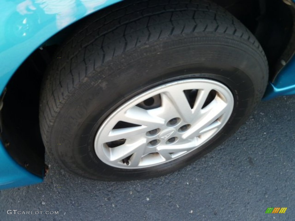 2000 Sunfire SE Coupe - Bright Blue Aqua Metallic / Graphite photo #7