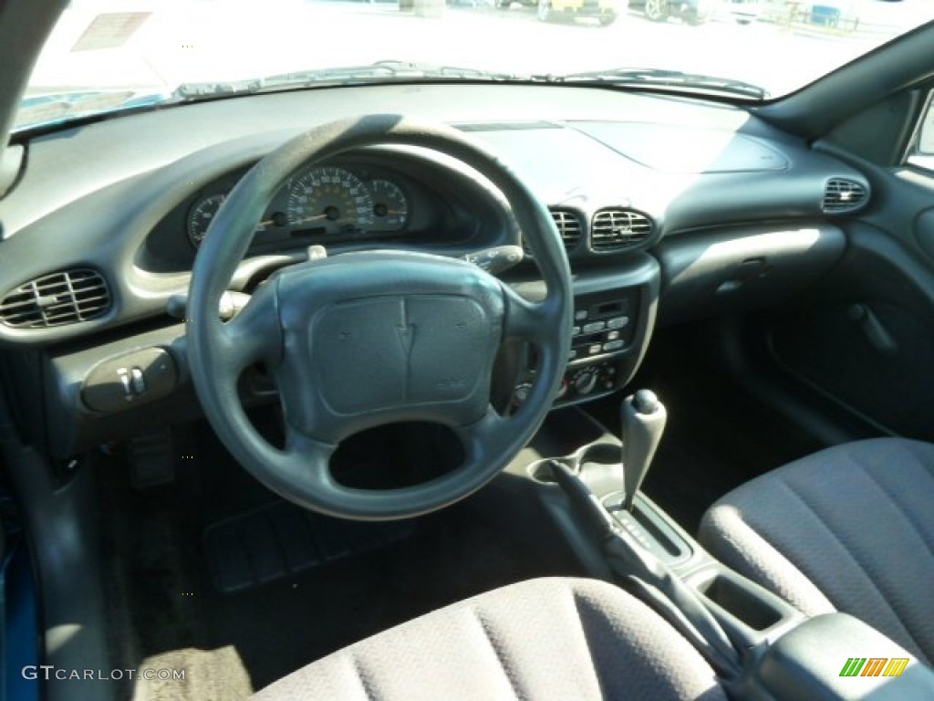 2000 Sunfire SE Coupe - Bright Blue Aqua Metallic / Graphite photo #10